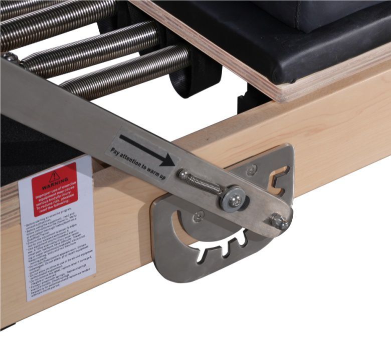 Esdoorn vouwen pilates hervormer (verstelbare beenhoogte)