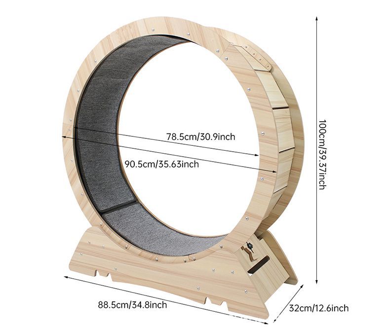 Katoefeningswiel loopband