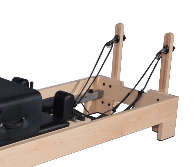 Body Training Core Bed Maple Wood Pilates Reformer Machine met binnenste voetsteunen