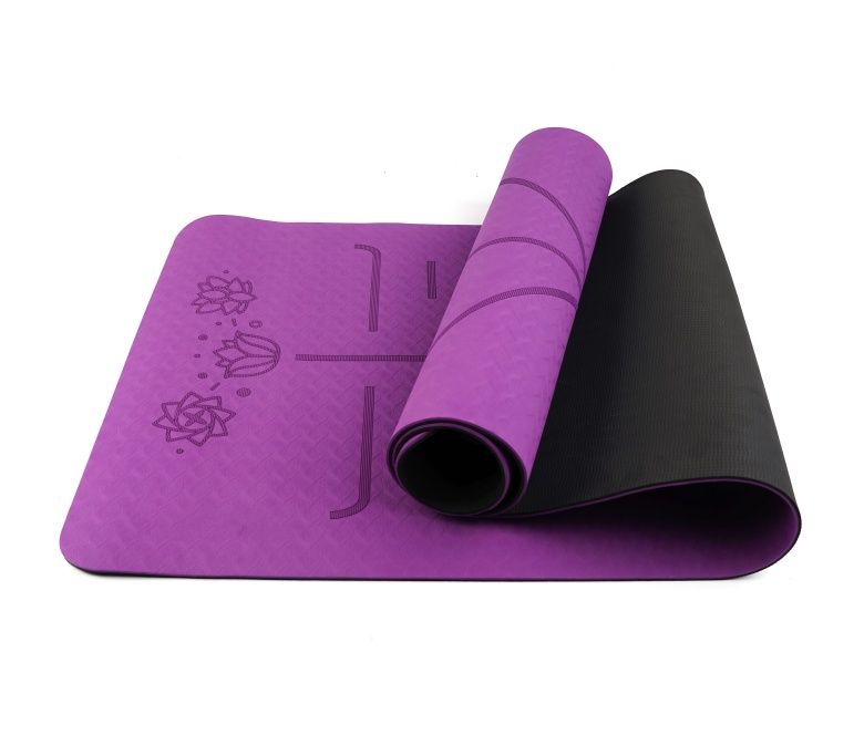 Dubbele laag tpe yoga mat 6mm
