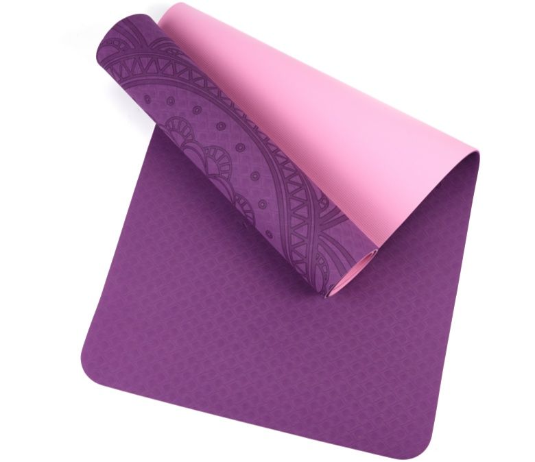 Dubbele laag tpe yoga mat 6mm