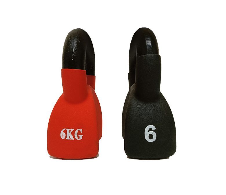 Gevormde enkele vinyl gecoate kettlebell