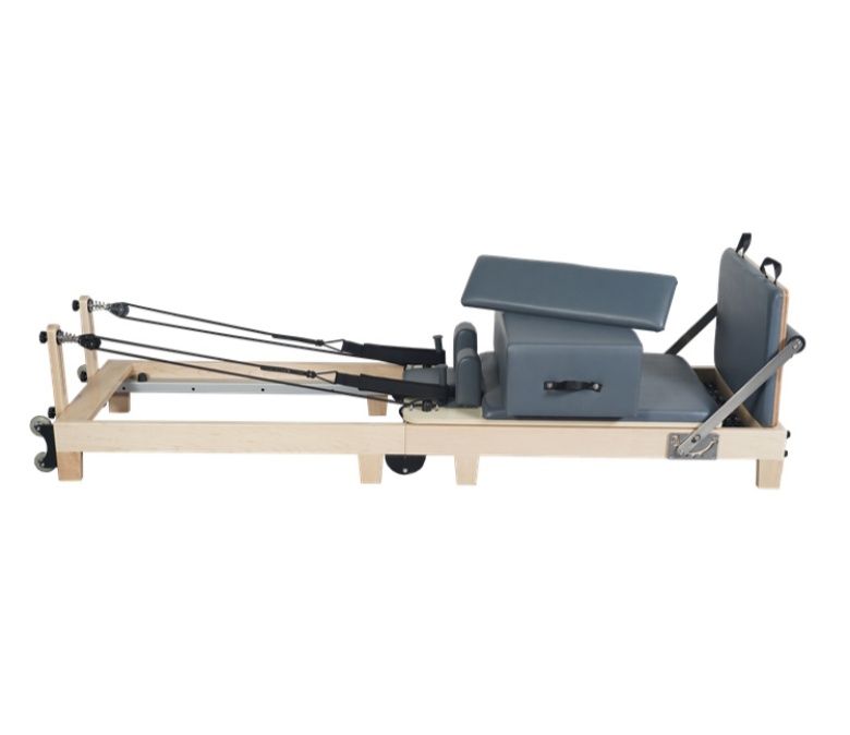 Opvouwbare Pilates -trainingsmachine met houten benen