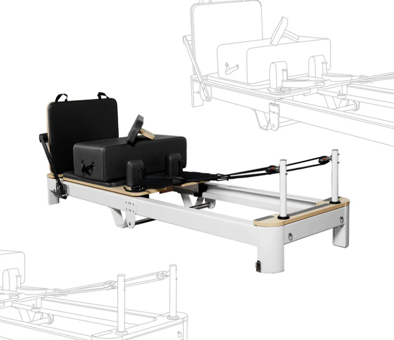 Witte aluminium opvouwbare pilates hervormer te koop