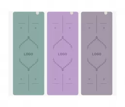 Nieuwe verbeterde verwarming Frosted PU Rubber Yoga Mat