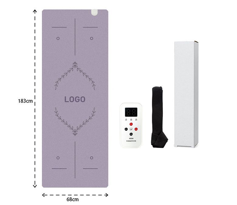 Nieuwe verbeterde verwarming Frosted PU Rubber Yoga Mat