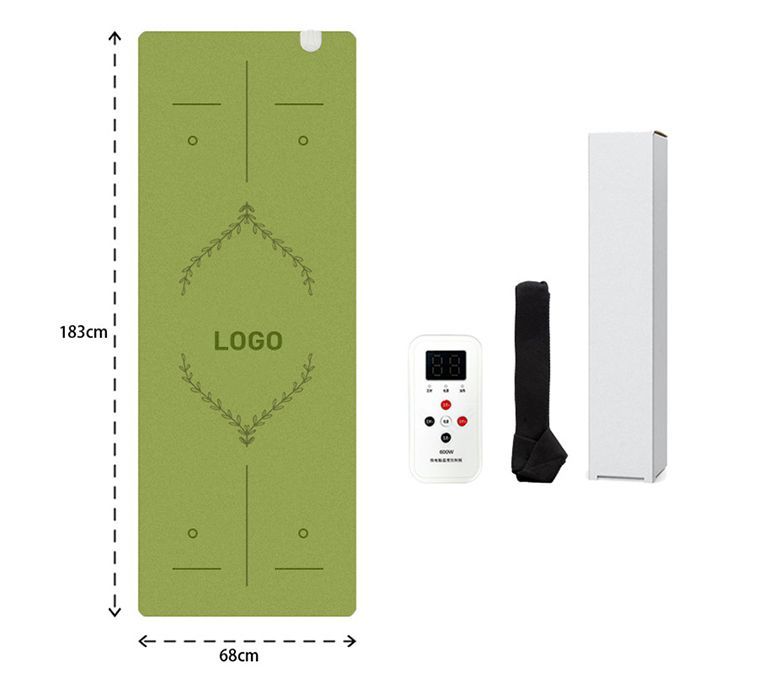 Nieuwe verbeterde verwarming Frosted PU Rubber Yoga Mat