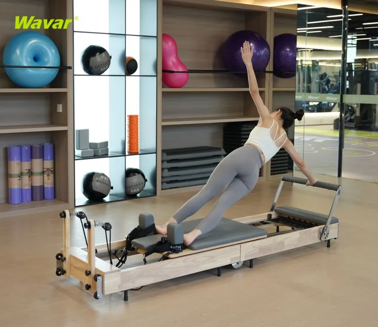 Vouwen van houten body balans Pilates kernbed hervormer