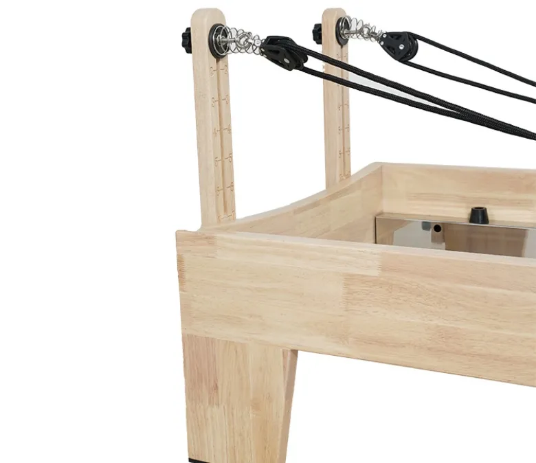 Nieuw • Oak Reformer Bed met geïntegreerde voetbalk