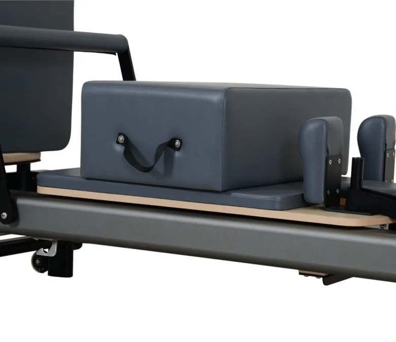 Gunmetal grijs geanodiseerd aluminium pilates hervormer bed