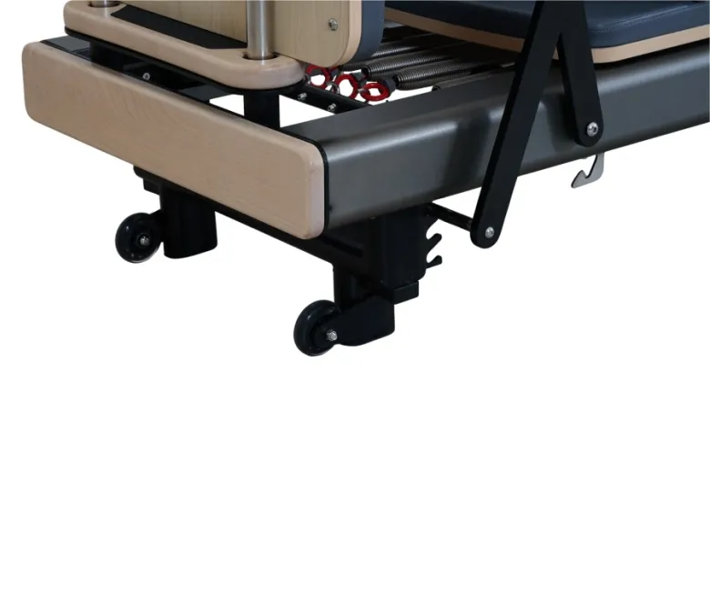 Gunmetal grijs geanodiseerd aluminium pilates hervormer bed