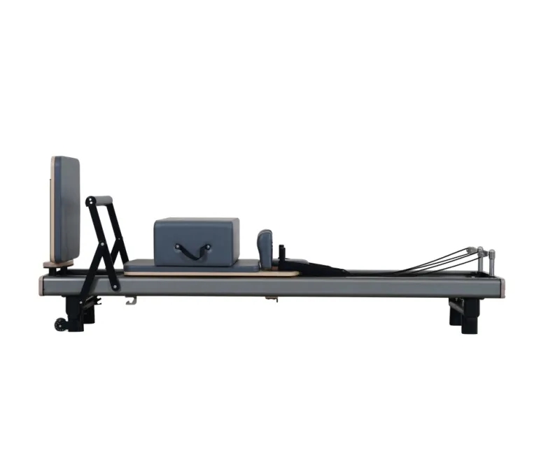 Gunmetal grijs geanodiseerd aluminium pilates hervormer bed