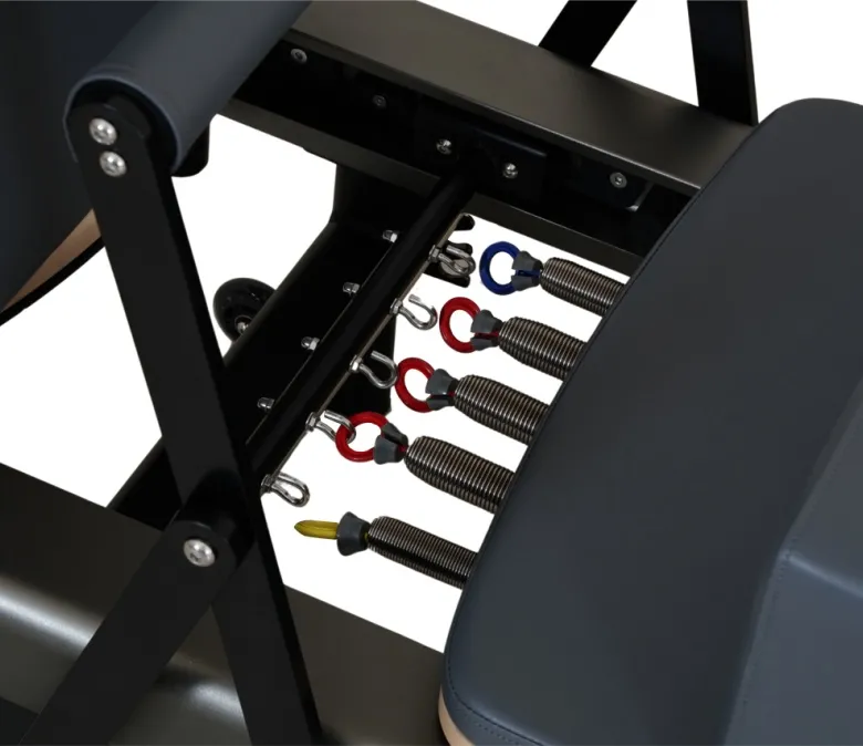Gunmetal grijs geanodiseerd aluminium pilates hervormer bed