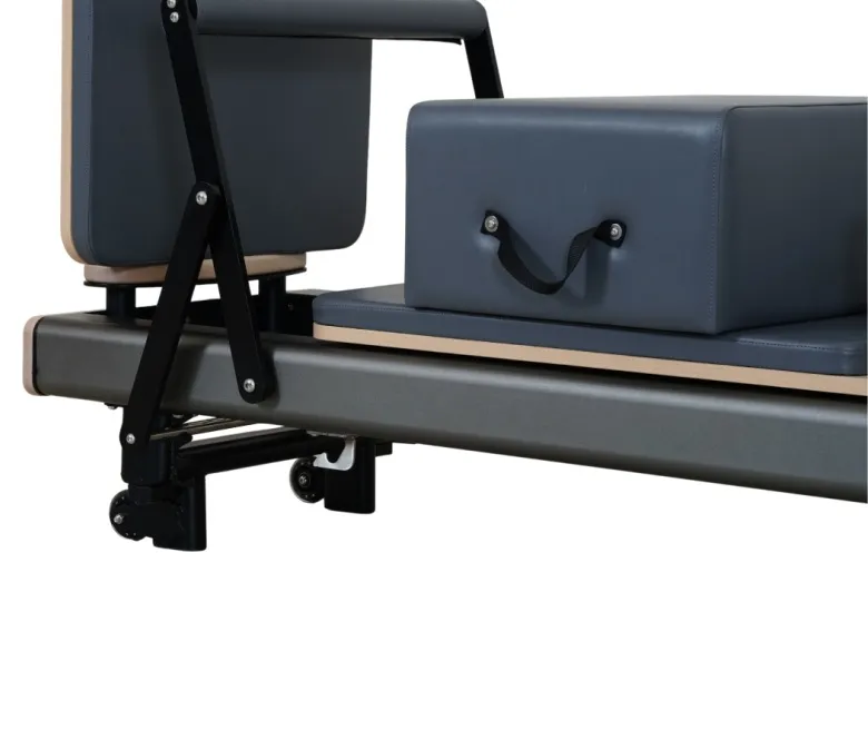 Gunmetal grijs geanodiseerd aluminium pilates hervormer bed