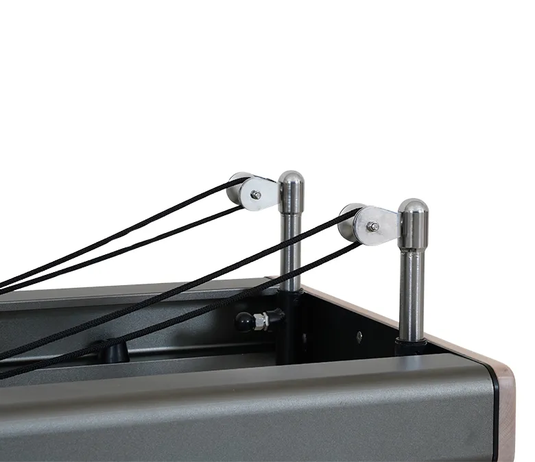 Gunmetal grijs geanodiseerd aluminium pilates hervormer bed