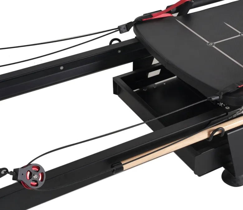 Pilates Reformer Machine met roterende handgrepen
