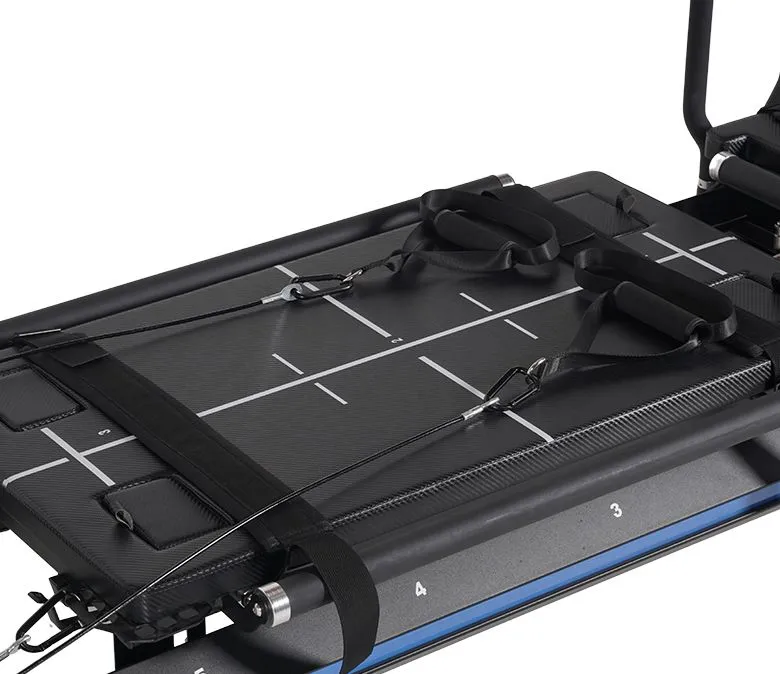 Vaasblauw grote pilates hervormerapparatuur