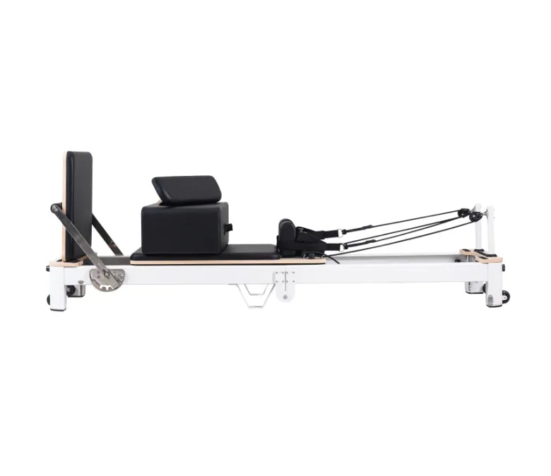 Witte Aluminium Opvouwbare Pilates-Hervormer Te Koop