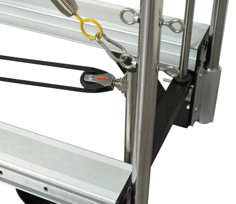 Full Track Aluminium Alloy Pilates Reformer Met Toren