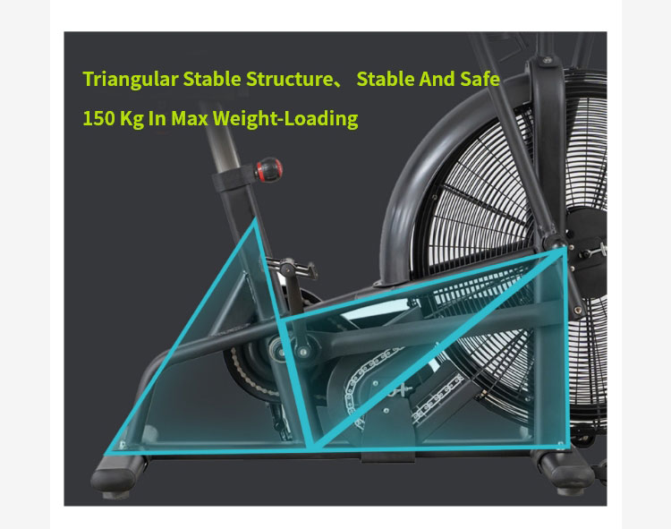 Huishoudelijke aerobe fitness Windweerstand fiets