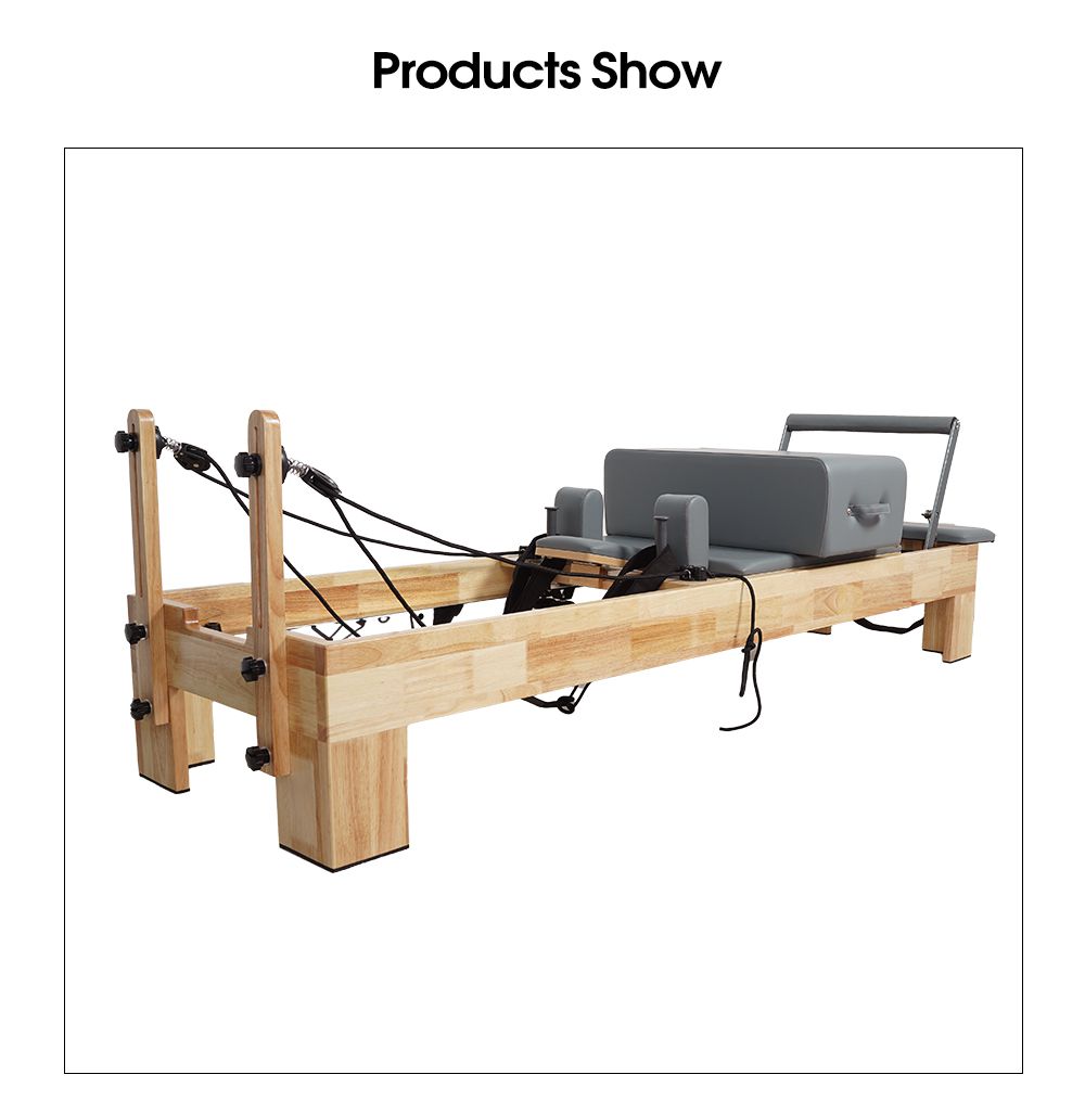 Wavar Pilates Oak Reformer Machine