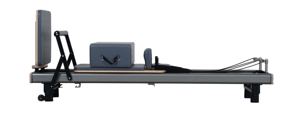 Gunmetal geanodiseerd aluminium Pilates Reformer Bed