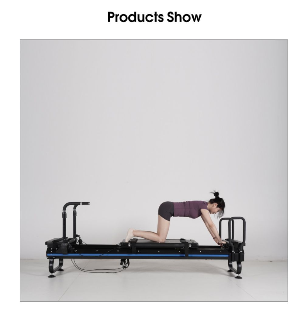 Vaasblauw grote pilates hervormerapparatuur