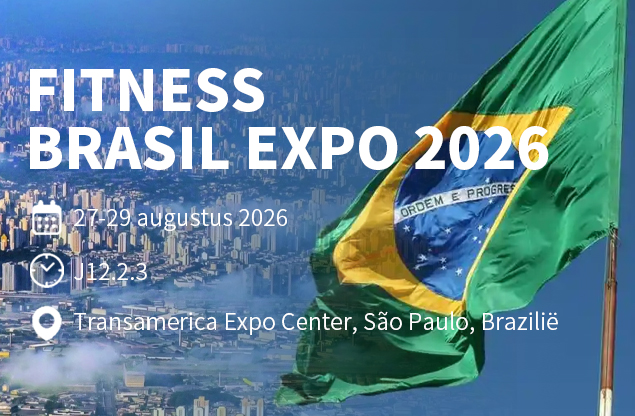Wavar exposeert op FITNESS BRASIL EXPO 2026 in São Paulo | Bezoek ons op stand J12.2.3